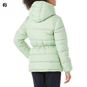 Nouveauté Vestes matelassées style femme Saison hivernale Logo de marque personnalisé Sweat à capuche zippé Produit léger et respirant - Product Image 3