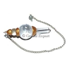 3 pendules en quartz de style tibétain : pendules tibétaines de qualité supérieure - Product Image 1