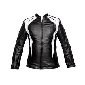 Veste en cuir de moto pour femmes, protection respirante, nouveau design, qualité supérieure, tailles et couleurs personnalisées, vestes en cuir d'hiver - Product Image 1