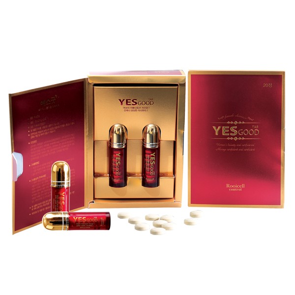 Korean cosmetics natural vaginal suppository YES GOOD feminine Hygiene intimate wash 20 tabalets*500mg