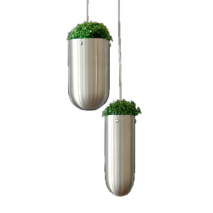 Jardinière décorative pour la maison en métal et fer Pots de fleurs et jardinière suspendus au design de luxe Jardinière suspendue galvanisée - Product Image 1