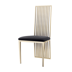Chaise métallique de salle à manger, mobilier de luxe moderne, pour Restaurant, maison - Product Image 4