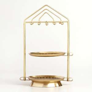 Porte-bijoux en métal, socle en marbre, moderne, et support d'affichage, meilleure vente - Product Image 6