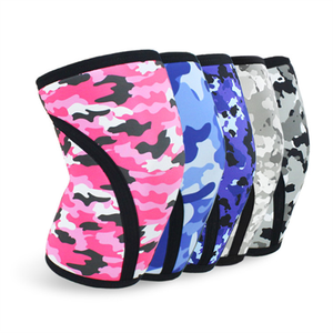 Camo Printing <b>Knee</b> Sleeves <b>Support</b> Compression Weightlifting Powerlifting 7mm <b>Neoprene</b> <b>Knee</b> Sleeve for the Best Squats - Product Image 4