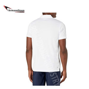 Polo Formal a rayas de manga larga con absorción de sudor Polo de Golf Camisas Polo baratas 100% algodón - Product Image 6