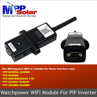 Module WIFI MPP SOLAR INC Noir pour onduleurs série PIP de Taïwan, compatible avec la surveillance par application WatchPower/SolarPower