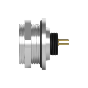 Conectores Impermeables M12*0.5 de 2 Pines con Bloqueo Frontal y Carcasa de Cobre, Tipo PCB Hembra con Clasificación 4A para Aplicaciones Automotrices - Product Image 5