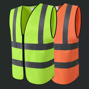 Gilet de sécurité au travail en polyester léger avec logo personnalisé Vêtements réfléchissants haute visibilité avec fonction étanche à l'eau - Product Image 2