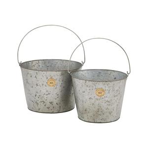 Macetero de Metal decorativo para jardín, macetero de hierro para interior, cubo decorativo, venta al por mayor - Product Image 6