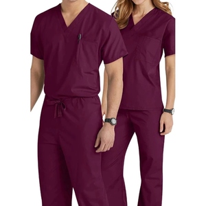 Bangldesh-uniforme con cuello en V para hombre y mujer, uniforme de costura con personalidad, ropa de trabajo para salón de belleza y Spa - Product Image 1