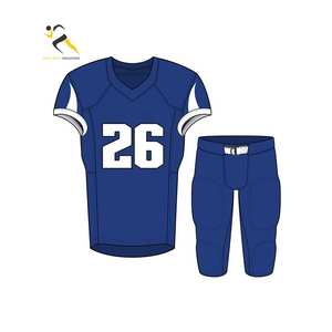 Conjunto colorido de uniformes de fútbol americano para jóvenes hecho en Pakistán para jugadores de fútbol Rafel Mart Industries - Product Image 4