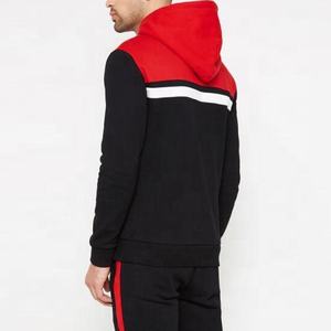 Jersey ajustado con capucha para hombre, chándal personalizado de alta calidad con capucha y pantalones para correr, venta al por mayor - Product Image 2