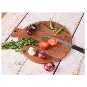 Planche à découper de cuisine en bois d'acacia diy, blocs à découper de luxe en bois biologique, bon prix - Product Image 2