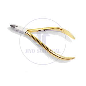 Pince à cuticules durable en acier inoxydable avec poignée ergonomique pour manucure, pédicure et toilettage des ongles certifiée CE ISO - Product Image 1