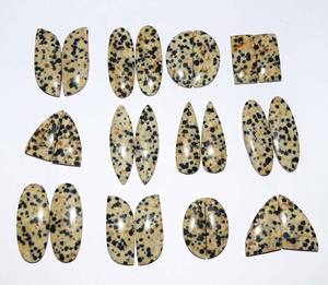 หินแจสเปอร์ Cabochon แบบธรรมชาติสำหรับทำเครื่องประดับ,อัญมณีคู่ฟรีไซส์สำหรับทำเครื่องประดับ Diy - Product Image 4