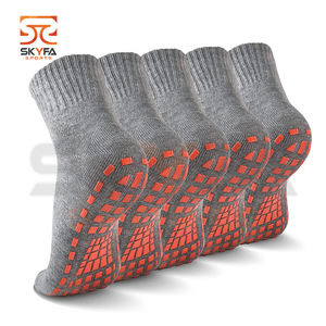 Los hombres de encargo de fútbol antideslizante moda blanco deportes agarre calcetines de fútbol de los hombres de encargo de fútbol antideslizante moda blanco deportes agarre S - Product Image 4