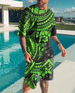 T-shirt et short d'été pour hommes, vêtements Streetwear de qualité supérieure, Design imprimé avec logo personnalisé - Product Image 2