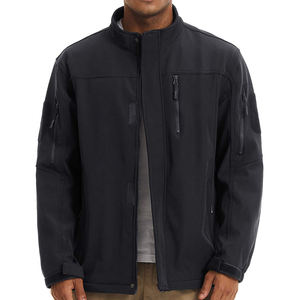 Vêtements de sport pour hommes vestes coupe-vent athlétiques séchage rapide imperméable randonnée course à pied extérieur col montant veste à glissière - Product Image 3