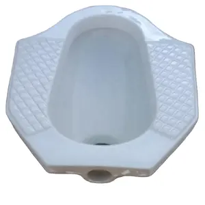 VIstaar Bianco di Ceramica Orientale Pan Accovacciata Porcellana Eau De Toilette Armadio da India Qualità di Esportazione Più Poco Costoso Prezzo Sanitary Ware