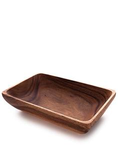 Vente en gros de bol de service en bois d'acacia écologique couleur bois naturel pour salades de fruits vente de traiteur - Product Image 6
