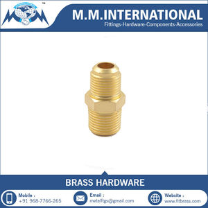 Écrou d'arrêt de Compression hexagonale en laiton mort, évasé, finition personnalisée, usine OEM - Product Image 6