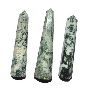 Obélisque en agate d'arbre de bonne qualité: Obélisque en agate d'arbre à vendre Point de cristal de guérison naturelle - Product Image 1