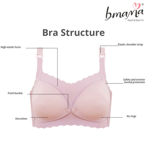 Sujetador de lactancia sin costuras de copa BMAMA, gran oferta, tacto fresco, suave, segunda piel, patrón sólido, ropa de dormir para adolescentes, todos los días, suave - Product Image 2