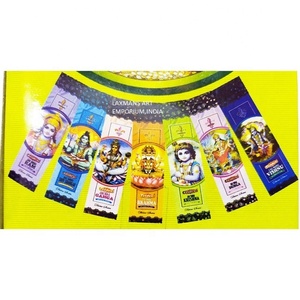 Paquete de impresiones de dioses indios, varitas de incienso, mezcla de aromas, varitas de incienso de 20 gramos por paquete de La India - Product Image 2