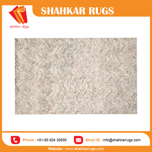 พรมโรงแรมผ้าไหมสีเทาหรูหราทันสมัยผ้าขนแกะดีไซน์เป็นพู่แบบหลายมือปรับแต่งได้โลโก้ไม่ซ้ำใครสำหรับห้องนั่งเล่นรถยนต์ราคาถูก - Product Image 5