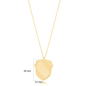 Diseño liso medallón encanto collar turco venta al por mayor hecho a mano 925 joyería de plata esterlina - Product Image 2