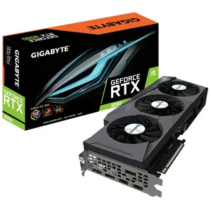 Игровая Видеокарта GIGABYTE NVIDIA GeForce RTX 3090 EAGLE OC 24G с поддержкой памяти DDR6X, 2-сторонняя NVIDIA NVLINK