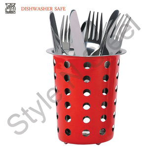 ที่ใส่ช้อนส้อมสแตนเลสชั้นวางเครื่องใช้สำหรับห้องครัวสำหรับส้อมช้อนมีด - Product Image 4