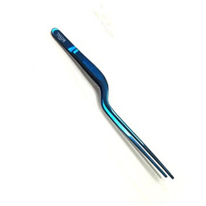 Nouvelles pinces de chef disponibles à la vente, vente flash, pinces courbées bleu plasma, pinces noires, outils de cuisine pour chef - Product Image 2