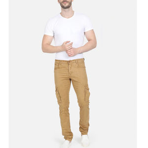 Pantalones de jogging de algodón para hombre, joggers, pantalones cargo con bolsillos laterales y bolsillos traseros - Product Image 4