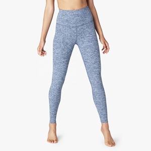 TUFF athletics กางเกงเลคกิ้งสำหรับผู้หญิงเอวสูงเข้ารูประบายอากาศป้องกันรังสียูวีไซส์ใหญ่พิเศษ (สีกรมท่า) - Product Image 6