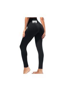Athletic <b>Tummy</b> <b>Control</b> Pants for Running Cycling Yoga Workout, 92% Polyester, 8% Spandex Workout Leggins Yoga Tights - Product Image 4