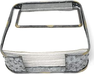 Elegante herramienta galvanizada Caddy Diseño vintage Forma personalizada Perfecto para estante de almacenamiento Tamaño grande con mango - Product Image 6