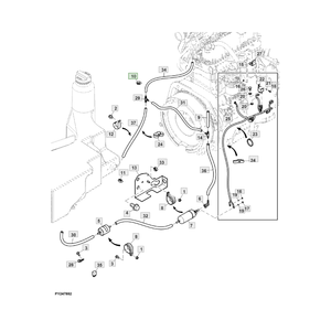 Tube d'huile de ventilation de moteur de haute qualité RE322275 pour le tuyau durable d'utilisation de tracteur pour la circulation et la ventilation efficaces d'huile - Product Image 4