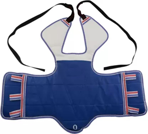 Taekwondo Karate Leather Waterproof Lightweight Soft Breathable Top-quality Unisex <b>Chest</b> Guard OEM Customizable - Product Image 5