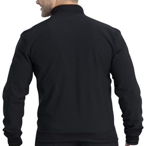 แจ็คเก็ตไมโครโพลีเอสเตอร์สีดำแบบยูนิเซ็กซ์ ดีไซน์ใหม่ ผลิตตามสั่ง OEM ตามความต้องการและความต้องการของลูกค้า - Product Image 2