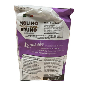 Farine "00 Dolci" 1kg taille pain graisses rouleaux gâteaux frits bouffées plumcakes kraphen brioches rustique pizza - Product Image 3