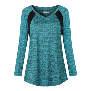 Vêtements de conception professionnelle séchage rapide Fitness Sports séchage rapide course entraînement Sport femmes course t-shirts - Product Image 5