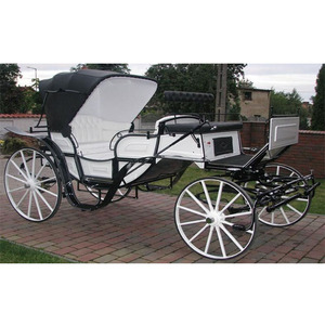 รถม้าวิคตอเรีย,รถบักกี้สีขาวสไตล์วิคตอเรียสไตล์วิคตอเรียสีขาว - Product Image 1