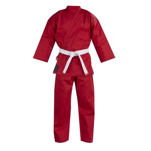 Kimono de karaté en coton pour enfants, 7 oz, avec bande élastique et ceinture offerte, blanc/noir, uniforme parfait pour l'entraînement - Product Image 5