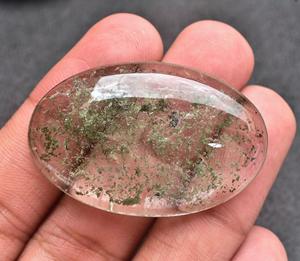 Lodolite Quartz Cabochon Natural Garden Quartz Cabochon Wholesale Lodolite Clear Quartz Gemstone In All <b>Shapes</b> And Size - Product Image 2