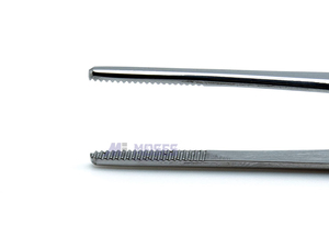 Fórceps de vendaje quirúrgico Patrón estándar Punta dentada 5,5 "Instrumentos médicos de recogida dental - Product Image 4