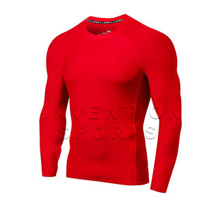 Protectores de erupción de manga completa de Color sólido para hombre más vendidos, protección UV, ligeros, elásticos, lisos, cuello redondo, protectores de erupción a la venta - Product Image 3