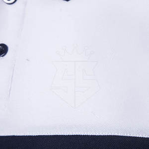 T-shirts pour hommes en coton tricoté 100% anti-plis, col en V imprimé, couleur unie, style mode, Sialkot Best - Product Image 3