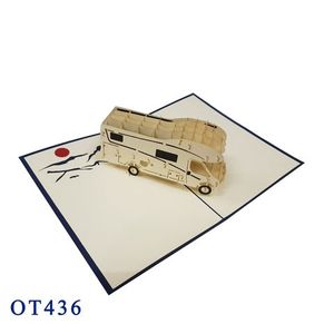 Fait à la main Meilleure Vente 3D Pop up Carte Top Tendance Croix Style Anniversaire Conception Personnalisée Vietnam Artisanat Papier Artisanat Cadeau Artisanat - Product Image 2