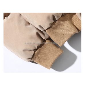 Chaqueta acolchada con capucha cortavientos personalizada al por mayor para hombre, chaquetas acolchadas de 100% poliéster 2025 para hombre - Product Image 2